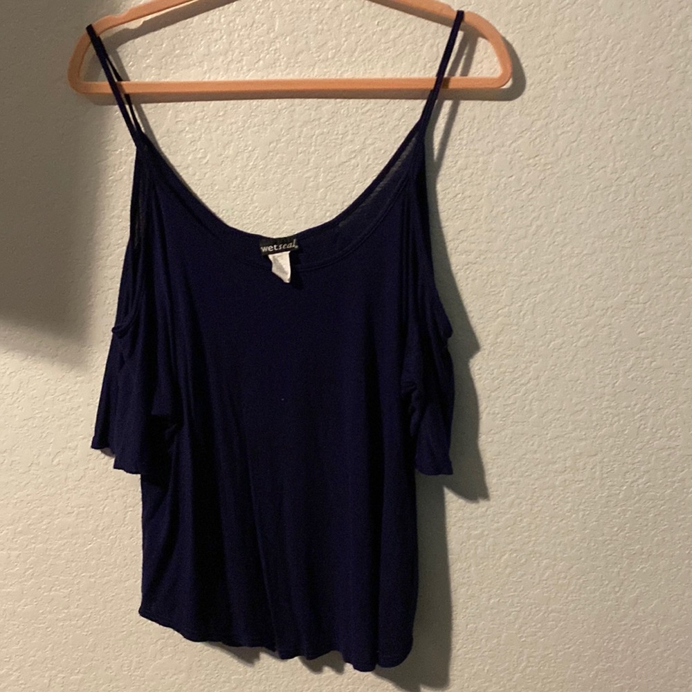 Dark blue shirt